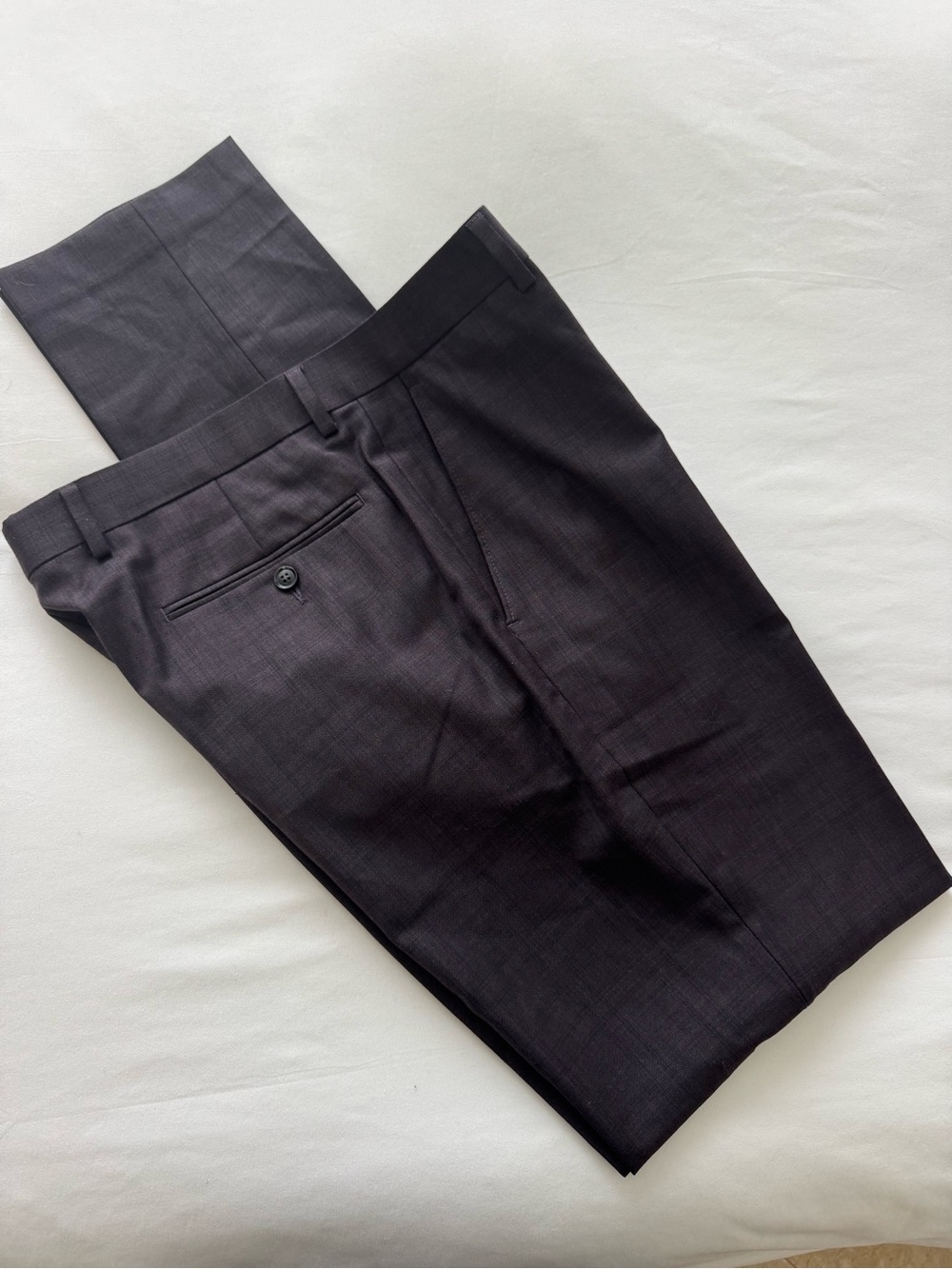 Calvin Klein Slim Fit Dress Pants in Charcoal Gray